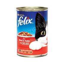 4 Adet Felix Sığır Etli Konserve Kedi Maması 400 Gr