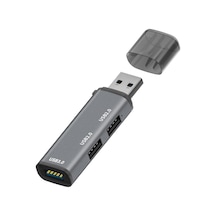 Usb 3.0 3 Port Mini Usb Çoklayıcı Hub 8 Cm Gri - Al2740