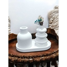 Bernami Mumluk Şamdanpinterest Sunum Tabağı Takılık Süslük Dekoratif Vazo & Biblo Kokulu Mum&şamdan Taş Tozu Diğer