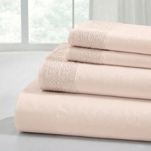 Yumuşak Mikrofiber Tığ İşi Dantel Çarşaflar - Lüks Mikrofiber Yatak Çarşafları - Düz Çarşaf, Derin Cepli Lastikli Çarşaf Ve Yastık Kılıfları Allık Kraliçesi Çok Renkli