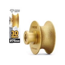 Sgs2791 M14-75x30 Mm Vakum Elmas Mermer Granit Taşlama Diski Tam Profil