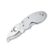 Spyderco Cricket Stainless Spyderedge Çakı Gümüş