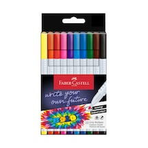 Grip Boldpen Finepen 2.5 Mm,10'lu,ergonomik Beyaz Gövde,grip Noktalı Elden Kaymayan Tutuş