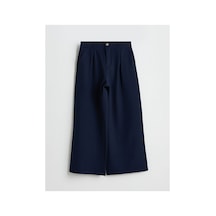 LC Waikiki Lcw Kids Lacivert Wideleg Pileli Kız Çocuk Pantolon Koyu Lacivert / W51178z4 - 730389342 Koyu Lacivert / W51178z4