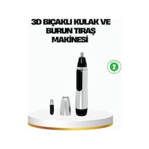 3d Bıçaklı Burun Ve Kulak Tıraş Makinesi Pil İle Çalışan Taşınabilir Model Mh-hs1870-4948