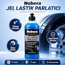 Nobera Jel Lastik Parlatıcı 1 Lt Profesyonel Lastik Parlatma Ve Koruma Spreyi Uzun Süre Kalıcı Parlaklık