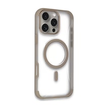 Joko Apple iPhone Uyumlu 16 Pro Max Hilton Magsafe Kapak - Gold Altın Diğer