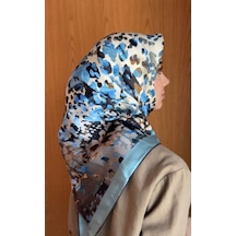 Aker Sura İpek Eşarp -sonbahar/kış -8926701 Mavi