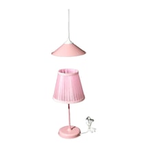 Pembe Kız Çocuk Odası Avize Abajur Takımı