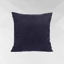 Cortibo Barcelona Kadife Dokulu Kırlent Kılıfı 45x45cm Siyah Diğer