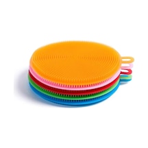Baysa-1038 Silikon Bulaşık Yıkama Fırçası 2'li Set, Chrmk11852