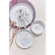 Pasabahce Marble Porselen Salata Kase Mavi - 1 Adet