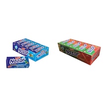 Nazar Damla Sakız Aromalı Stick Sakız 20 x 7 G + Karpuz Aromalı Stick Sakız 20 x 7 G