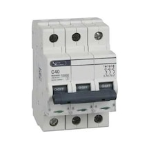 Lauritz Knudsen, BB30400C-40A, 10kA, C, 3P MCB, Otomatik sigorta