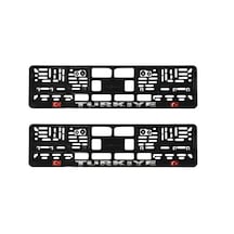 Plaka Altlığı Plakalık Plastik Türkiye Yazılı Kabartma Bayrak