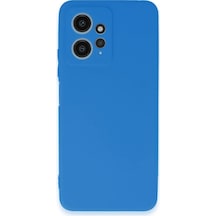 Redmi Note 12 4g Kılıf First Silikon - Mavi Çok Renkli