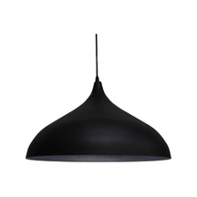 S Retro Rustik Siyah Içi Siyah Metal Sarkıt Avize 43 Cm En Siyah