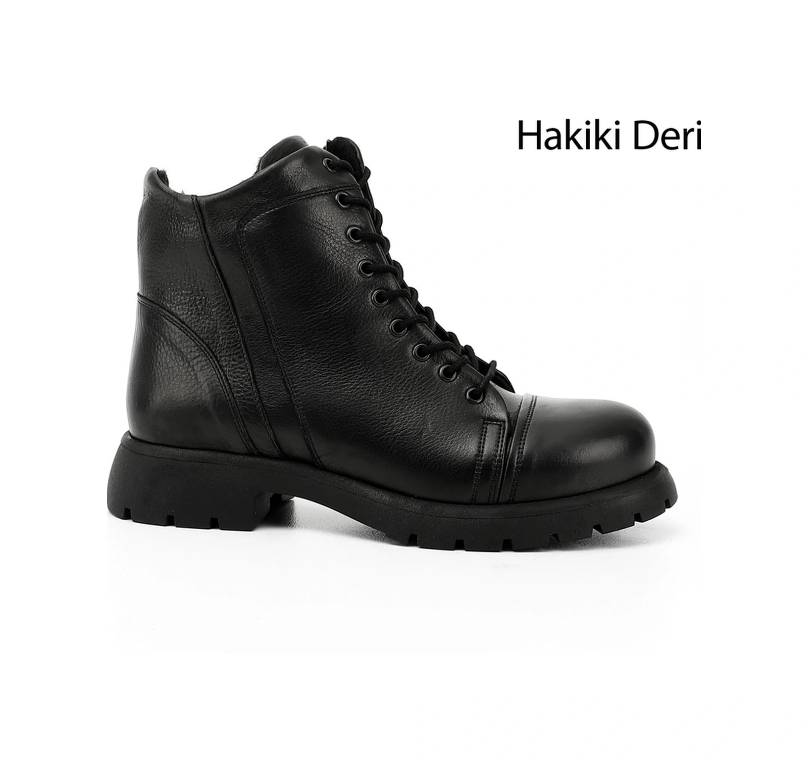 Gönderi(R) Gönderi R Kadın Siyah Fermuarlı Hakiki Deri Postal Bot Dkzb02842405 Siyah