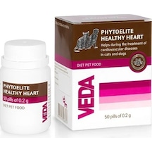 Vedavet Phytoelite Healthy Heart Kalp Damar Ve Dolaşım Sistemi Gıda Takviyesi Kedi Ve Köpek 50 Tablet