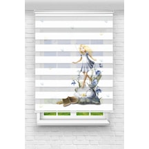 Perdeoutlet38 Baskılı Renkli Peri Kızı Dijital Baskılı Zebra Perde-cocuk Odası-stor Perde Model:pz-2559 Çok Renkli