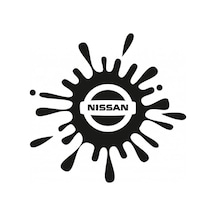 Nissan Boya Sıçraması Görünümü Araba Stickerı 15Cm 2 Adet