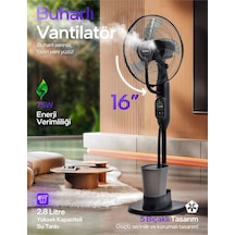 Auhma Acfn01 16 İnç 5 Bıçaklı 2.8 Litre Kapasiteli Buharlı Güçlü Vantilatör