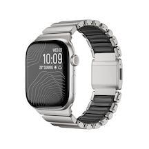 Watch 7 45mm Ardx Krd-149 Titanyum Silikon Kordon - Gümüş-siyah