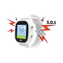 Watch 5e Esimli Akıllı Çocuk Saati Görüntülü Ve Sesli Arama, Gps, Sos, Konum Takibi, Güvenli Liste, 112 Acil, Gorilla Glass Dokunmati Renkli Ekran Tüm Operatörler Esım Beyaz Yok