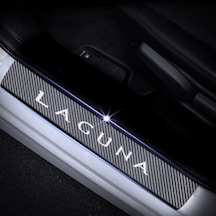 Laguna Carbon Fiber Kapı Eşiği Yazısı Sticker Boya Koruma