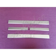 Woc Chrome Fiat Linea Krom Kapı Eşiği 2006-2018 4 Parça Paslanmaz N11.60598