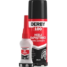 Derby Hızlı Yapıştırıcı Seti 100 Ml 2 Adet Ahşap Ve Plastik Yüzeyler İçin Yüksek Yapıştırma Gücü Düşük Viskozite 100 Ml