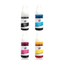 QC Epson EcoTank ET-2810 Uyumlu Yazıcı Mürekkep Seti 70ml 4 Renk