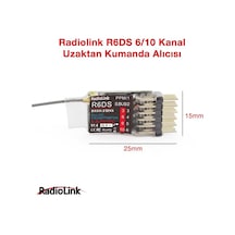 Radiolink R6ds 10 Kanal Uzaktan Kumanda Alıcısı Receiver Pwm+ppm&s-bus At9&at9s&at10&at10ıı İle Uyumludur