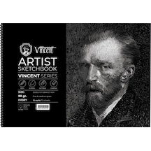 Vıncent Artıst Sketchbook Ivory 90gr 25x35 15 Sayfa Eskiz Defteri