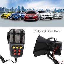 Moveevo 12v 100w Abs Araç Klavyeli Klakson, 7 Sesli 110db Yüksek Ses, Motosiklet/araba Uyumlu, Kurulum Setiyle