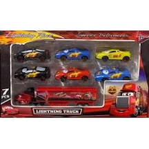 Racer 6 Adet Tır Seti Metal Oyuncak Koleksiyonluk Ve Eğlenceli Set