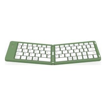 Katlanabilir Bluetooth Klavye Ultra İnce Taşınabilir Cep Boyutu Şarj Edilebilir Kablosuz Seyahat Klavyesi İos Android Windows İle Uyumlu Akıllı Telefon Tablet İpad İphone Dizüstü Bilgisayar İçin
