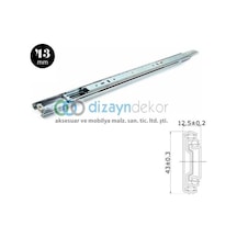 Designdecor Teleskopik Bilyalı Ray 43 X 300 Mm