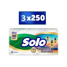 Solo Süper Peçete 250 Li X 3 Paket