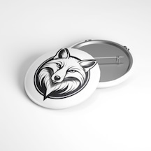 Tilkinin Zerafeti - 58mm Rozet Çok Renkli