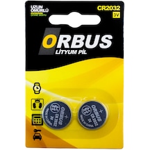 Orbus Cr2032 2li Para Pil 3 Volt Lityum Düğme Pil