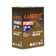 Lubex Primus Rn 5W-40 Tam Sentetik Motor Yağı 3.2 L