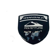 Transalp Adventure 3d Gümüş Arma Sticker Redlinegrafik 1