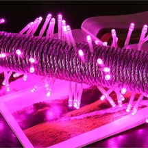 PEMBE YILBAŞI AĞACI IŞIĞI 10 METRE PEMBE LED IŞIK 100 LED LAMBALI FİŞLİ NOEL IŞIĞI YILBAŞI IŞIĞI Pembe