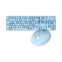 Everest Round KM-6282 Kablosuz Q Multimedia Klavye Mouse Set