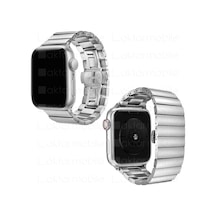 Apple Uyumlu  Watch Metal Kordon Premium Paslanmaz Çelik Kayış - 4 Renk (487932051)