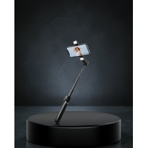 Bluetooth Işıklı Selfie Çubuğu Uczzzbluetoothluselfieçubuğu-1