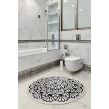 Kozzy Djt 100X100 Cm Banyo Halısı, Paspas Çok Renkli
