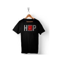 Hip Hop Kapatma Düğmesi On Off Hiphop Baskılı Tişört Unisex T-shirt 001