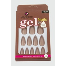 Orange - 220 - Takma Tırnak - Spt-gld - Açık Kahverengi